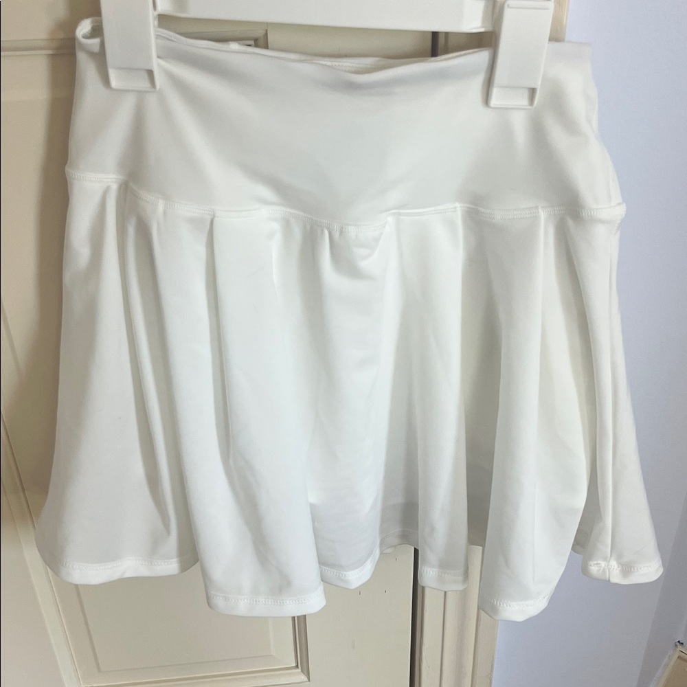 White Flared Skirt